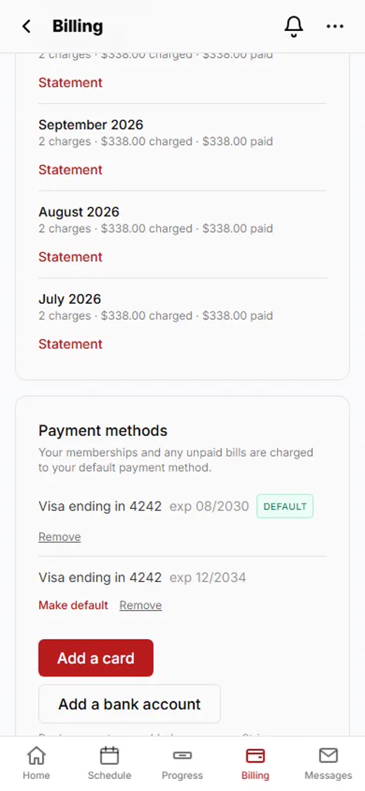 Step 7: Tap Save card