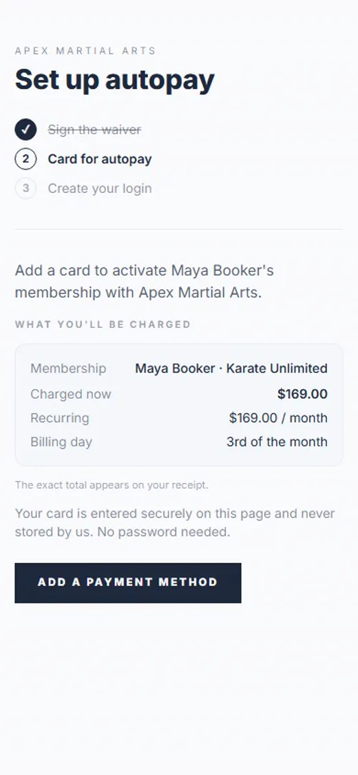 Step 5: Tap Continue enrollment