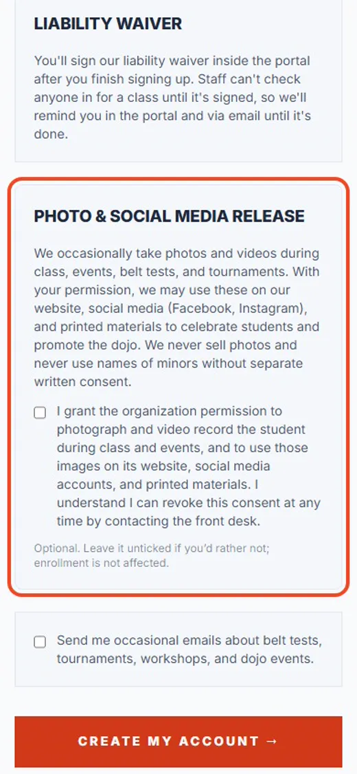 Step 9: Photos: your choice