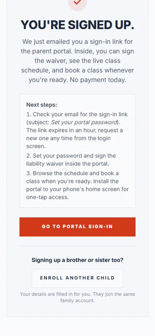Step 10: Tap Create my account