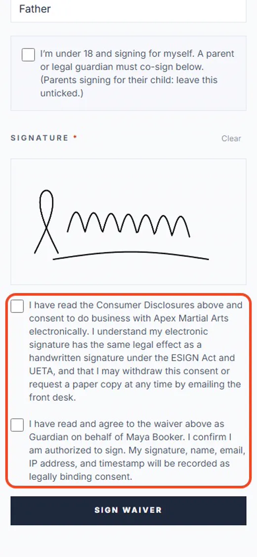 Step 7: Tick both boxes